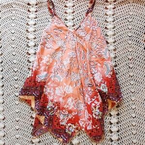 Unique Spectrum Vibrant Floral Top